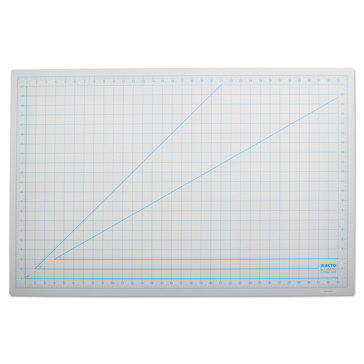 X-ACTO® Self-Healing Cutting Mat, Nonslip Bottom, 1" Grid, 24 x 36, Gray (EPIX7763) Each