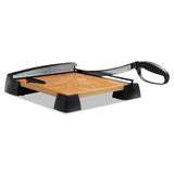 X-ACTO® Heavy-Duty Wood Base Guillotine Trimmer, 12 Sheets, 12" Cut Length, 12 x 12 (EPI26312LMR) Each