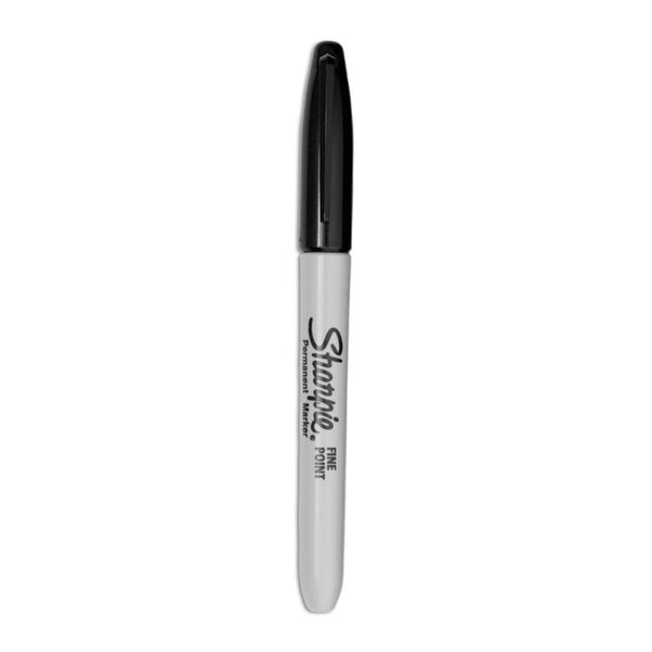 Sharpie® Fine Tip Permanent Marker, Fine Bullet Tip, Black (SAN30001EA)