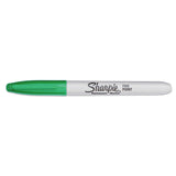 Sharpie® Fine Bullet Tip Permanent Marker, Green, Dozen (SAN30004) 1 Dozen