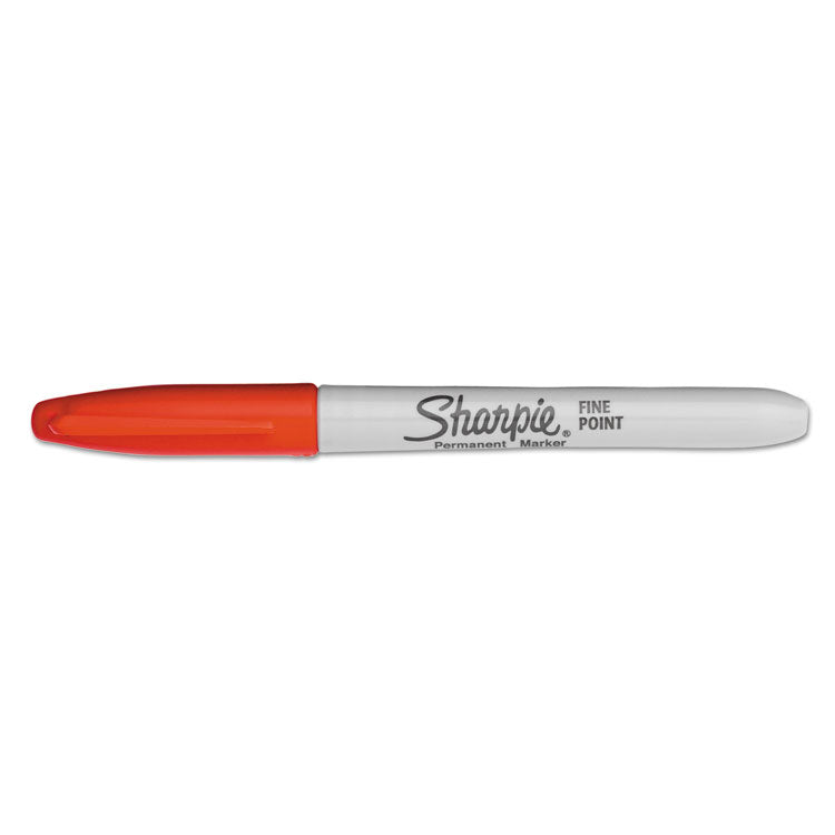 Sharpie® Super Permanent Marker, Fine Bullet Tip, Red, Dozen (SAN33002) 1 Dozen