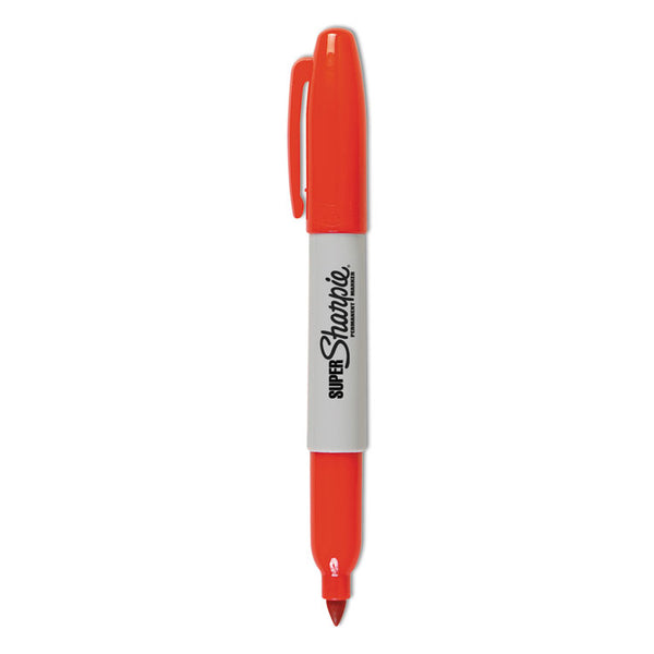 Sharpie® Super Permanent Marker, Fine Bullet Tip, Red, Dozen (SAN33002)