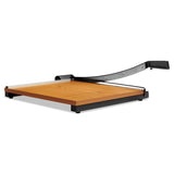 X-ACTO® Square Commercial Grade Wood Base Guillotine Trimmer, 15 Sheets, 18" Cut Length, 18 x 18 (EPI26618LMR) Each