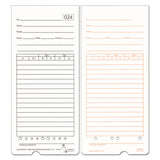 Acroprint® Time Clock Cards for Acroprint ATR480, Two Sides, 7.5 x 3.35, 50/Pack (ACP099115000) Pack of 50