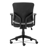 Alera® Alera Everyday Task Office Chair, Bonded Leather Seat/Back, Supports Up to 275 lb, 17.6" to 21.5" Seat Height, Black (ALETE4819)