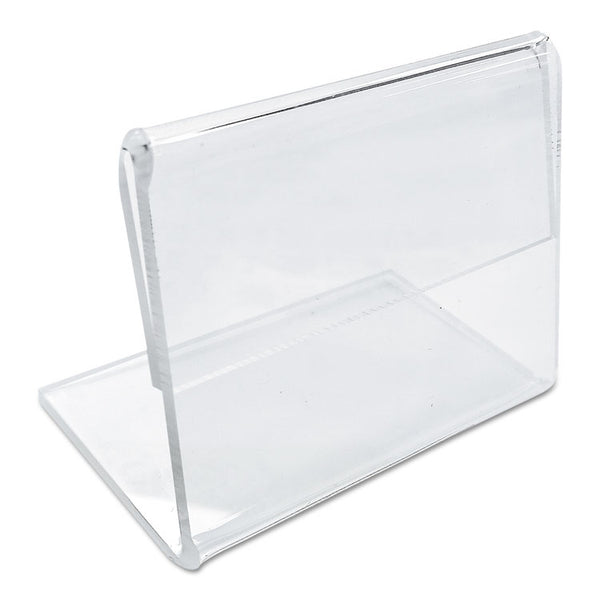 Universal® Mini Table-Top Sign, 1.5 x 2, Clear (UNV76861)