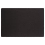 Quartet® Oval Office Fabric Board, 48 x 36, Black Surface (QRT7684BK) Each