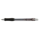 Pentel® R.S.V.P. Super RT Ballpoint Pen, Retractable, Medium 0.7 mm, Black Ink, Clear/Black Barrel, Dozen (PENBX477A) 1 Dozen