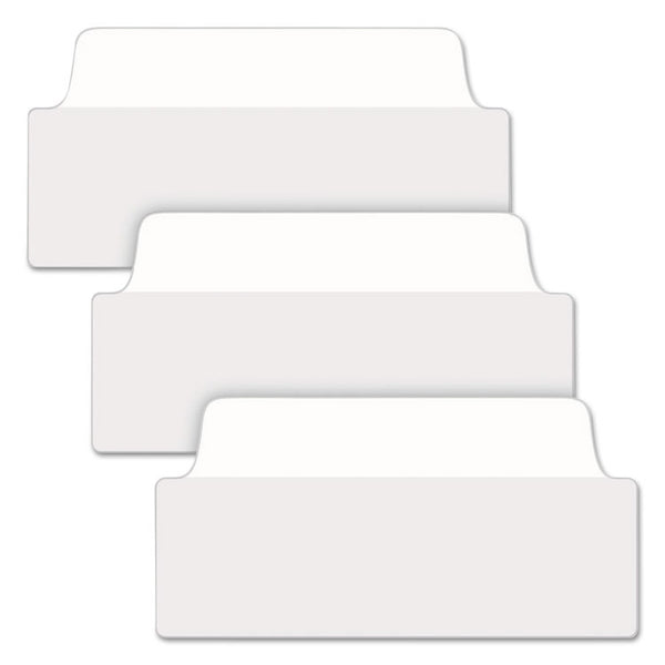 Avery® Ultra Tabs Repositionable Tabs, Wide and Slim: 3" x 1.5", 1/3-Cut, White, 24/Pack (AVE74776)