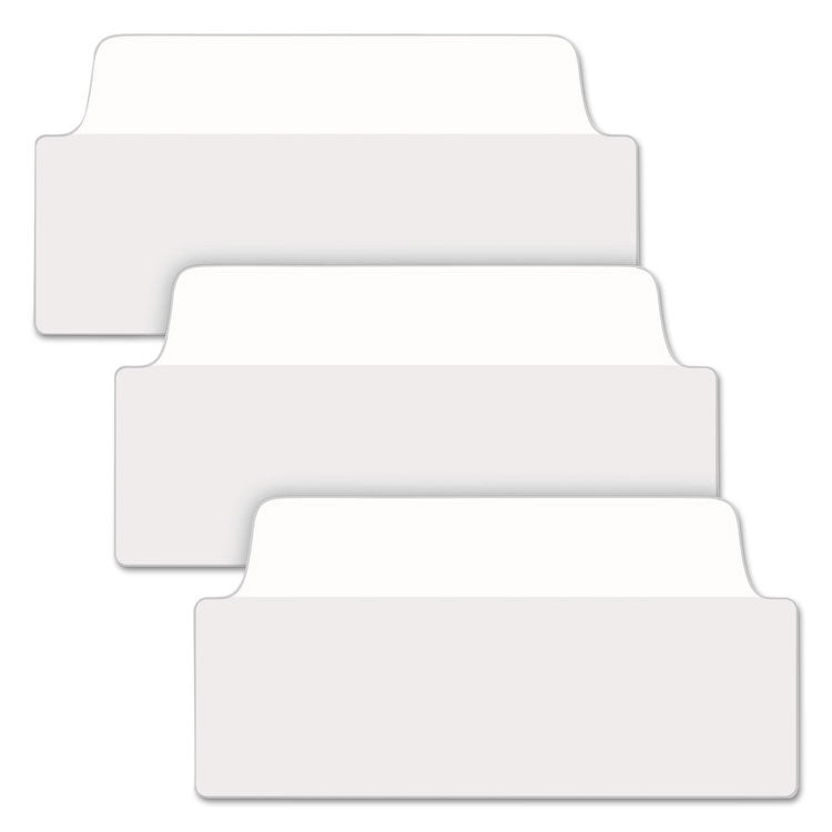 Avery® Ultra Tabs Repositionable Tabs, Wide and Slim: 3" x 1.5", 1/3-Cut, White, 24/Pack (AVE74776)