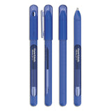 Paper Mate® InkJoy Gel Pen, Stick, Medium 0.7 mm, Blue Ink, Translucent Blue Barrel, Dozen (PAP2023006)