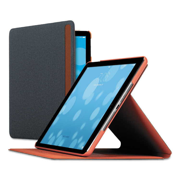 Solo Austin iPad Air Case, Polyester, Gray/Orange (USLIPD212610)