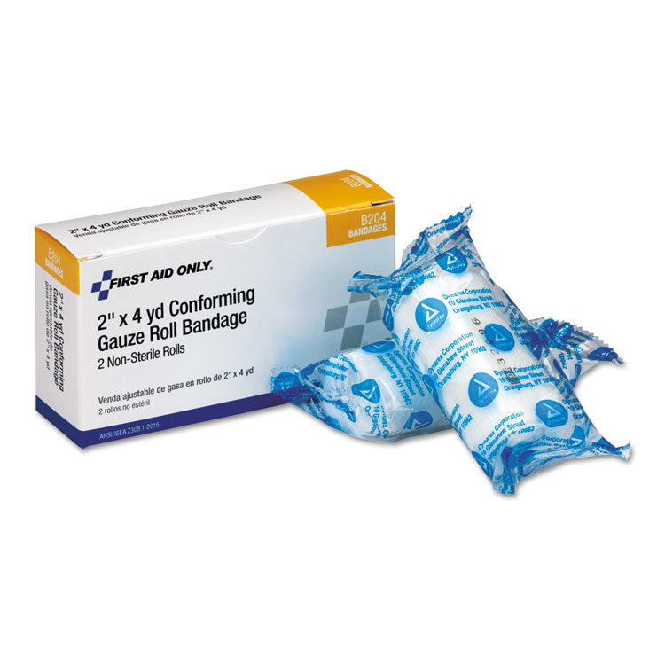 First Aid Only™ 10 Person ANSI Class A Refill, 2" Conforming Gauze Bandage (FAOB204) Each