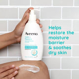 Aveeno® Calm + Restore Oat Replenishing Lotion Hand and Body Moisturizer 12 oz. Pump Bottle Unscented Lotion (1228814_EA) 1/EA