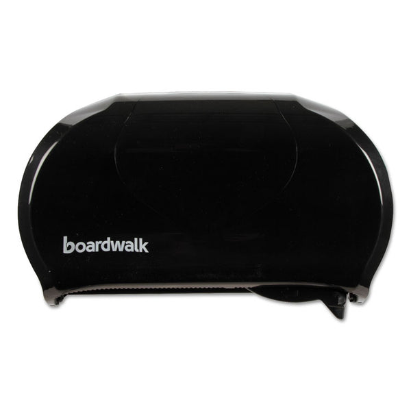 Boardwalk® Standard Twin Toilet Tissue Dispenser, 13 x 6.75 x 8.75, Black (BWK1502)