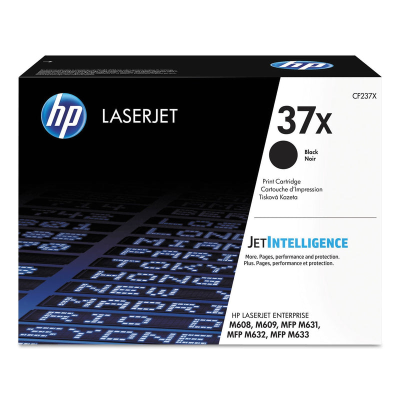 HP HP 37X, (CF237X) High-Yield Black Original LaserJet Toner Cartridge (HEWCF237X)