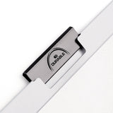 Durable® DuraClip Report Cover, Clip Fastener, 8.5 x 11 , Clear/Red, 25/Box (DBL220303) Box of 25