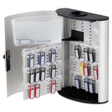 Durable® Key Box Plus, 54-Key, Brushed Aluminum, Silver, 11.75 x 4.63 x 15.75 (DBL196823) Each