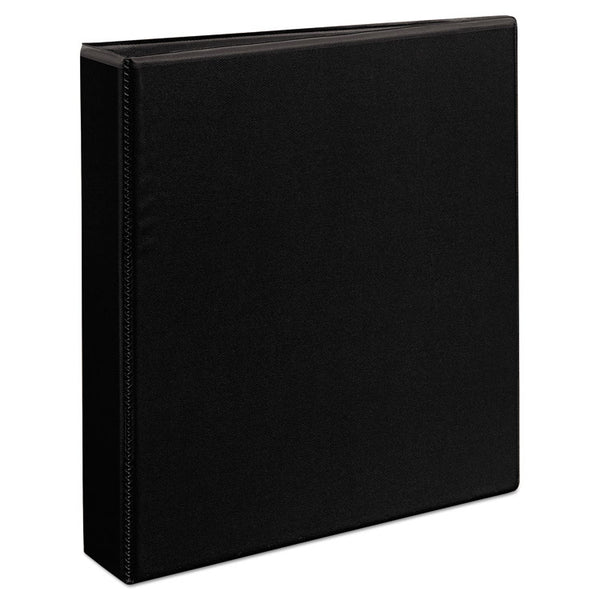 Avery® Heavy-Duty Non Stick View Binder with DuraHinge and Slant Rings, 3 Rings, 1.5" Capacity, 11 x 8.5, Black, (5400) (AVE05400)