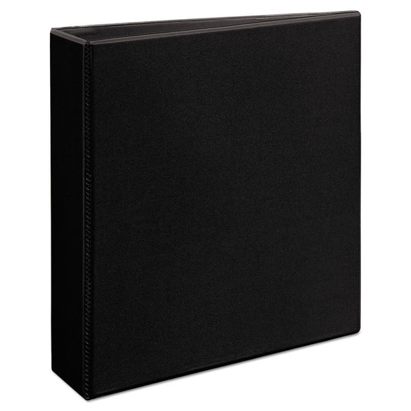 Avery® Heavy-Duty Non Stick View Binder with DuraHinge and Slant Rings, 3 Rings, 2" Capacity, 11 x 8.5, Black, (5500) (AVE05500)