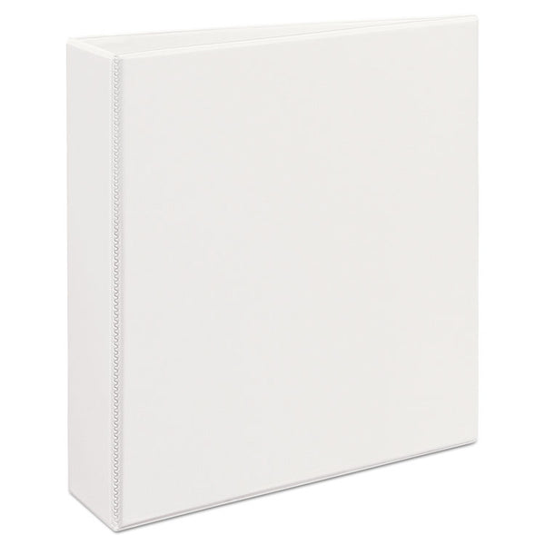 Avery® Heavy-Duty View Binder with DuraHinge and One Touch EZD Rings, 3 Rings, 2" Capacity, 11 x 8.5, White (AVE79192)