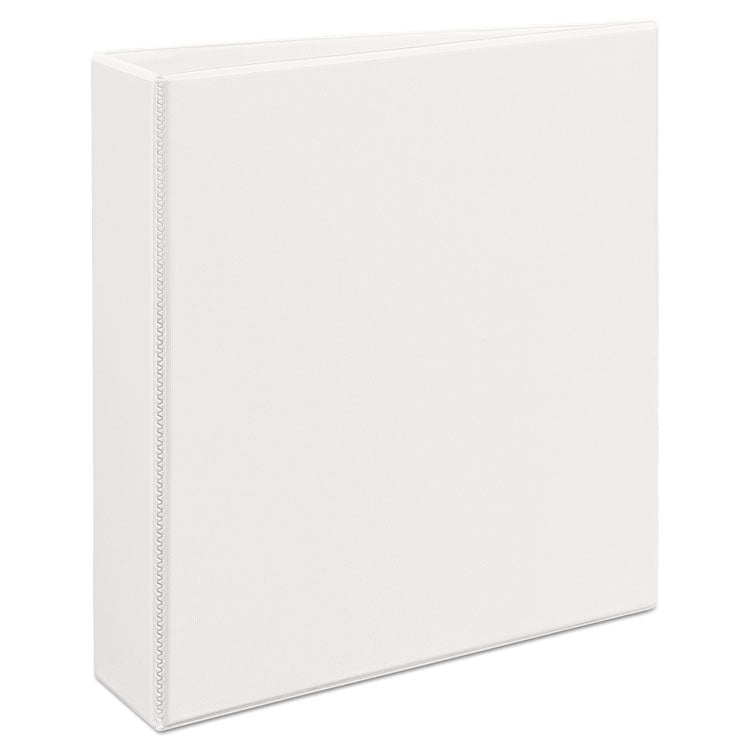 Avery® Heavy-Duty View Binder with DuraHinge and One Touch EZD Rings, 3 Rings, 2" Capacity, 11 x 8.5, White (AVE79192)