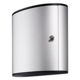 Durable® Locking Key Cabinet, 54-Key, Brushed Aluminum, Silver, 11.75 x 4.63 x 11 (DBL195323) Each