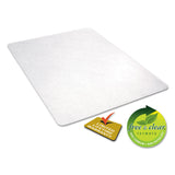 Alera® All Day Use Non-Studded Chair Mat for Hard Floors, 46 x 60, Rectangular, Clear (ALEMAT4660HFR)