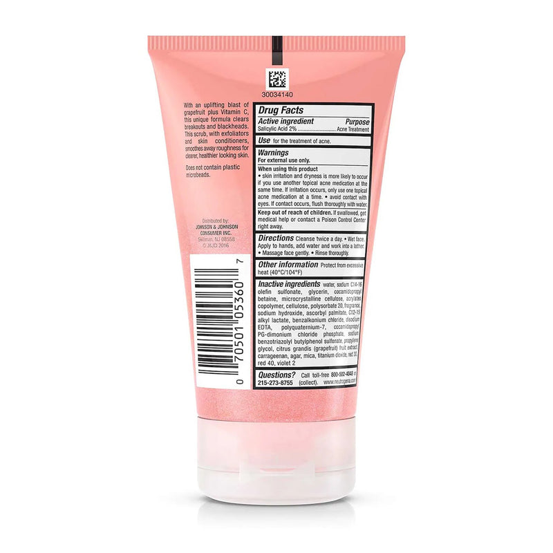 Neutrogena® Oil-Free Acne Wash Acne Treatment 4.2 oz. Foaming Scrub (1193259_EA) 1/EA