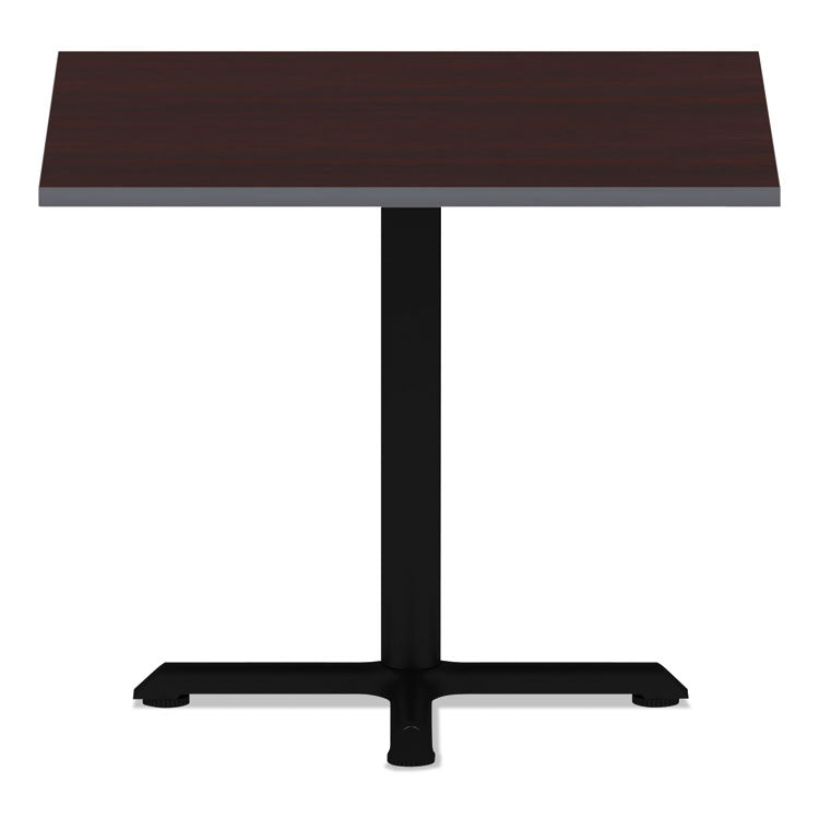 Alera® Reversible Laminate Table Top, Square, 35.38w x 35.38d, Medium Cherry/Mahogany (ALETTSQ36CM) Each