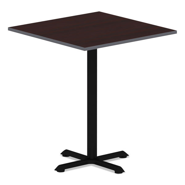 Alera® Reversible Laminate Table Top, Square, 35.38w x 35.38d, Medium Cherry/Mahogany (ALETTSQ36CM)