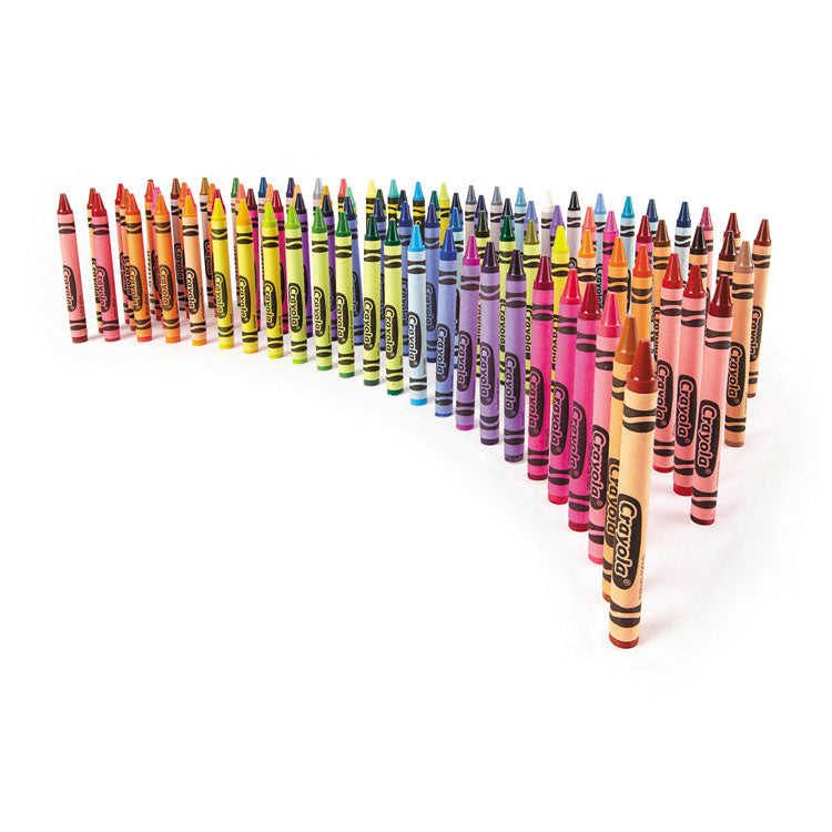 Crayola® Classic Color Crayons in Flip-Top Pack with Sharpener, 96 Colors/Pack (CYO520096)