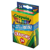 Crayola® Classic Color Crayons, Peggable Retail Pack, 24 Colors/Pack (CYO523024) Box of 24