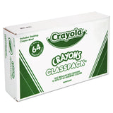 Crayola® Classpack Regular Crayons, Assorted, 13 Caddies, 832/Box (CYO528019) Box of 832