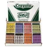 Crayola® Jumbo Classpack Crayons, 25 Each of 8 Colors, 200/Set (CYO528389) Pack of 200