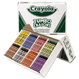 Crayola® Jumbo Classpack Crayons, 25 Each of 8 Colors, 200/Set (CYO528389) Pack of 200