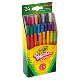 Crayola® Twistables Mini Crayons, 24 Colors/Pack (CYO529724)