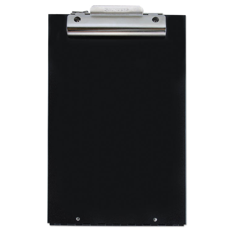 Saunders Cruiser Mate Aluminum Storage Clipboard, 1.5" Clip Capacity, Holds 8.5 x 11 Sheets, Black (SAU21117) Each