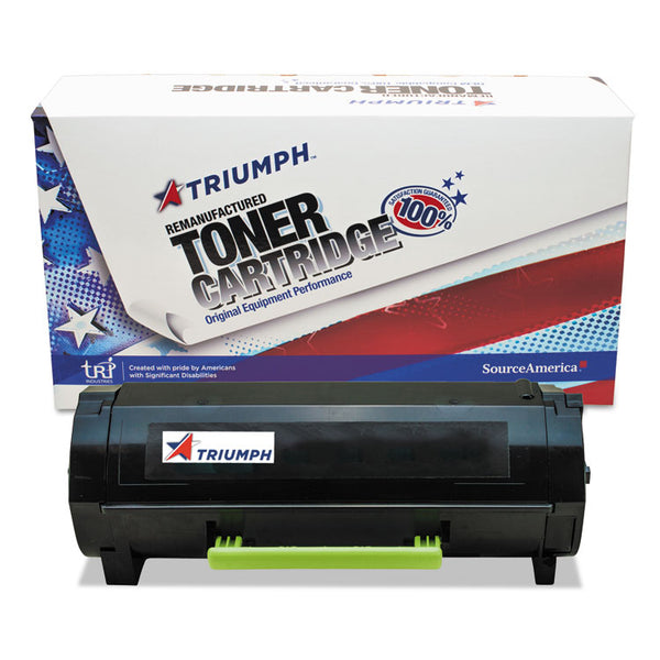 Triumph™ Remanufactured 50F0HA0/50F1H00 High-Yield Toner, 5,000 Page-Yield, Black (SKLMSMX310)