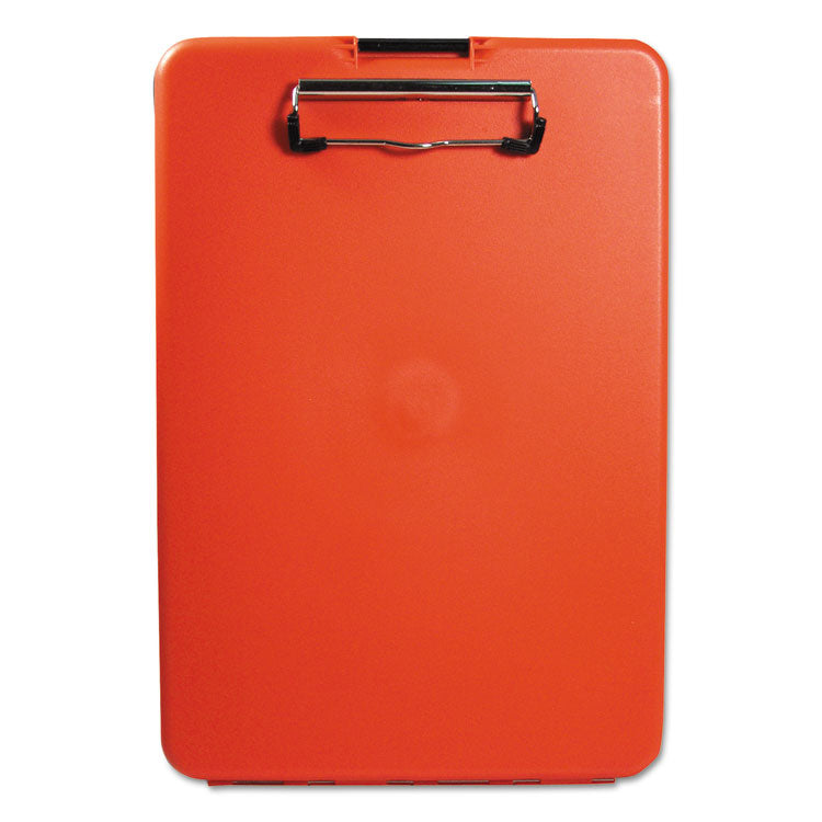 Saunders SlimMate Storage Clipboard, 0.5" Clip Capacity, Holds 8.5 x 11 Sheets, Red (SAU00560) Each