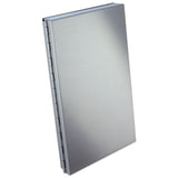 Saunders Snapak Aluminum Side-Open Forms Folder, 0.38" Clip Capacity, Holds 5 x 9 Sheets, Silver (SAU10507)