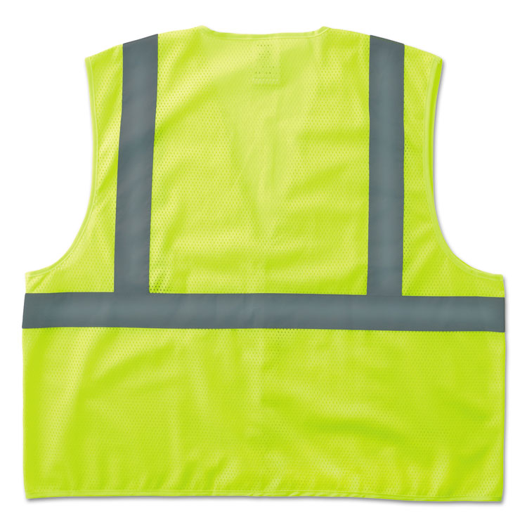 ergodyne® GloWear 8205HL Type R Class 2 Super Econo Mesh Safety Vest, Large to X-Large, Lime (EGO20975) Each