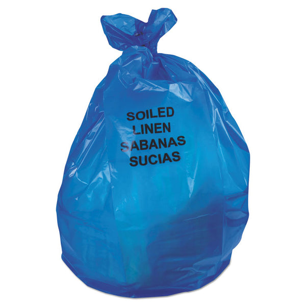Heritage Linear Low Density Health Care Can Liners, 30 gal, 1.3 mil, 30" x 43", Blue, 200/Carton (HERB6043PX) Case of 200
