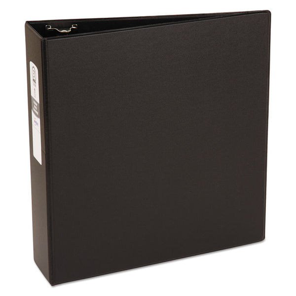 Avery® Economy Non-View Binder with Round Rings, 3 Rings, 3" Capacity, 11 x 8.5, Black, (3602) (AVE03602)