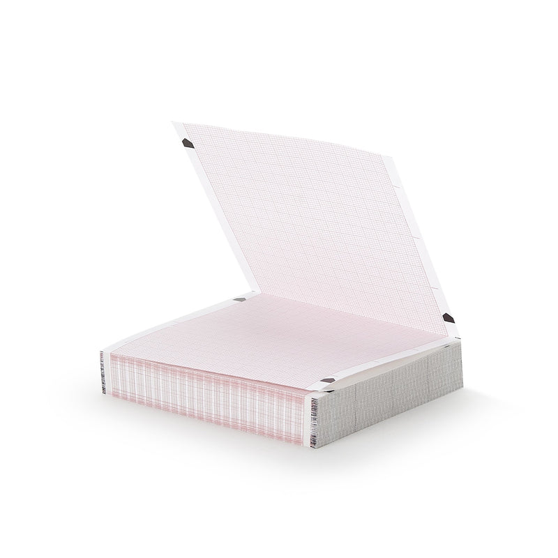 McKesson Recording Chart Paper Z-Fold Red Grid (1110501_CS) 12000/CS