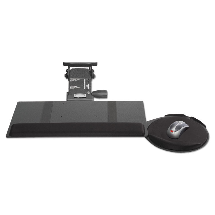 Kelly Computer Supply Leverless Lift N Lock Keyboard Tray, 19w x 10d, Black (KCS69575) Each