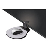 Kelly Computer Supply Clamp On Mouse Platform, 7.75 x 8, Black (KCS10405)