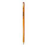 Universal™ Deluxe Blackstonian Pencil, HB (#2), Black Lead, Yellow Barrel, Dozen (UNV55520)