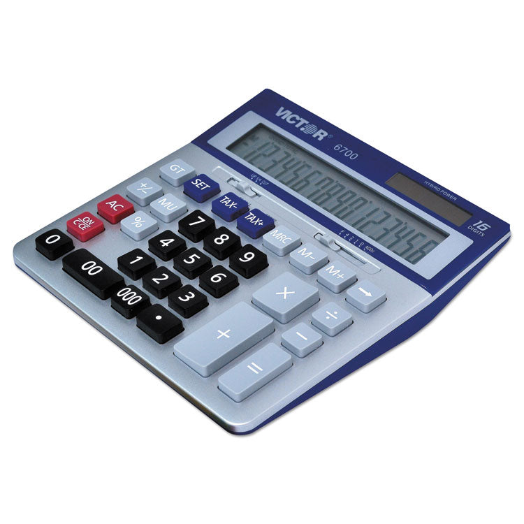 Victor® 6700 Large Desktop Calculator, 16-Digit LCD (VCT6700) Each