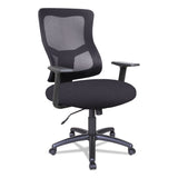 Alera® Alera Elusion II Series Mesh Mid-Back Swivel/Tilt Chair, Supports Up to 275 lb, 18.11" to 21.77" Seat Height, Black (ALEELT4214B)